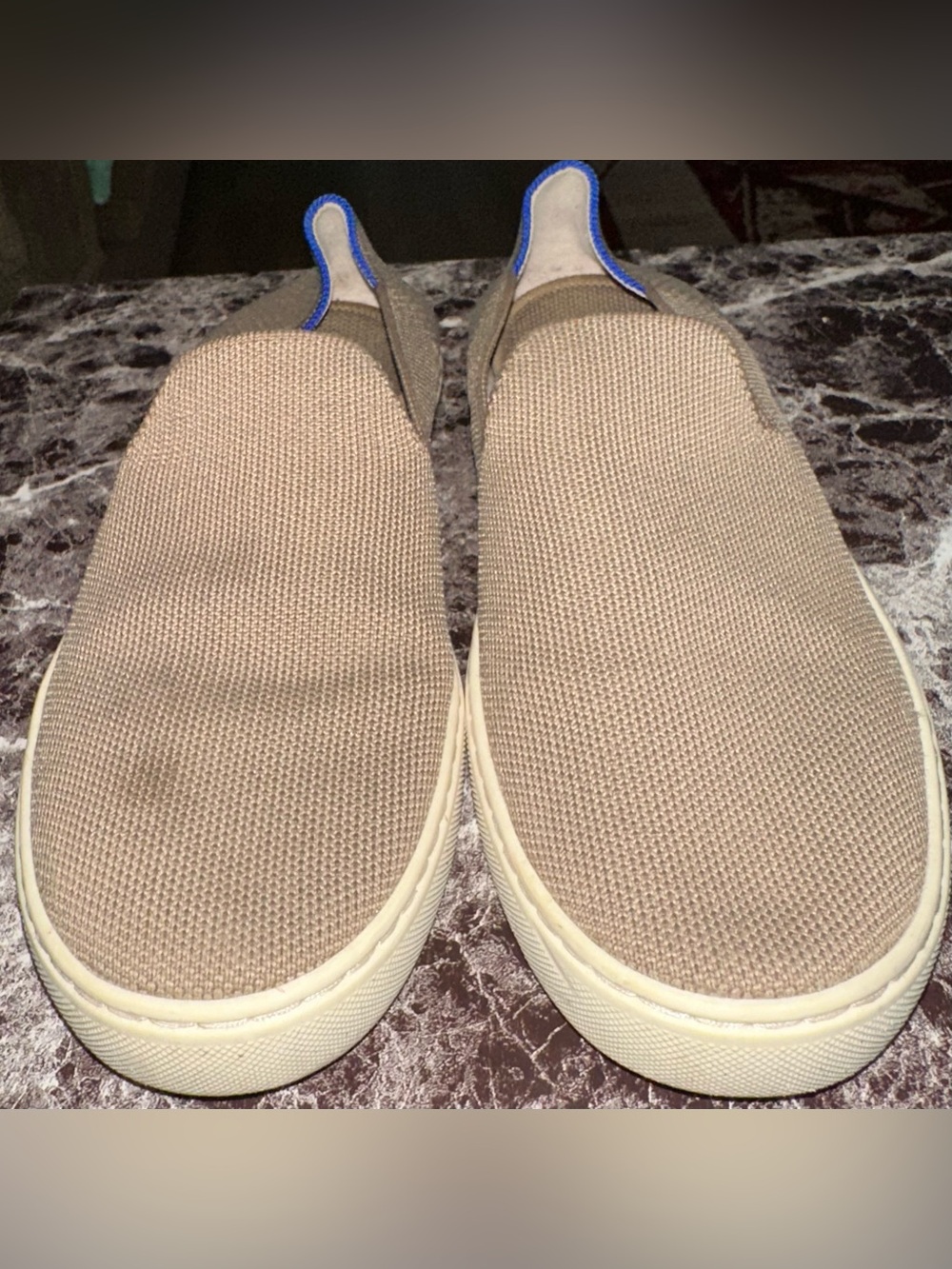 Rothy’s Slip-On Canvas shoes in Brown